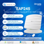Bộ Phát Wi-Fi Gắn Trần Gigabit AC1750 MU-MIMO TP-Link EAP245 Băng Tần Kép