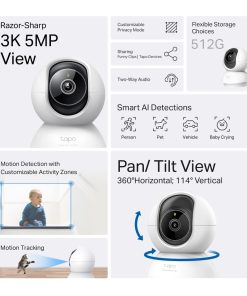 Camera AI Wi-Fi An Ninh Gia Đình Quay Quét Tapo C230 3K 5MP_LNTEK CO., LTD