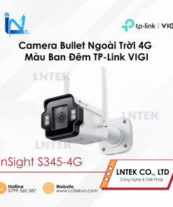 Camera Bullet Ngoài Trời 4G Màu Ban Đêm TP-Link VIGI 4MP InSight S345-4G _LNTEK CO., LTD