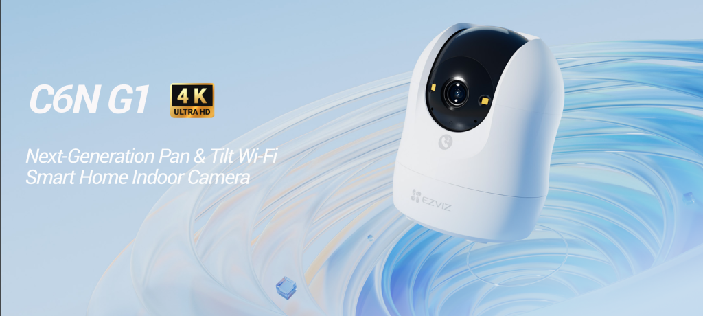 Camera Ezviz C6N G1 4K 8MP Xoay 360 độ, Hỗ trợ đàm thoại 2 chiều.