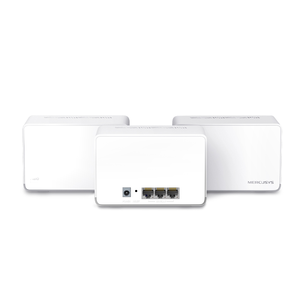Hệ Thống Mesh Wi‑Fi 6 AX1800 Mercusys Halo H70X (3-Pack)