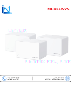 Hệ Thống Mesh Wi‑Fi 6 AX3000 Toàn Bộ Nhà Mercusys Halo H80X (3-Pack)