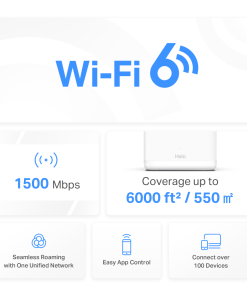 Mesh WiFi 6 AX1500 Mercusys Halo H60X_LNTEK