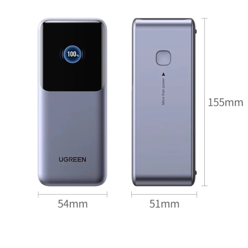 Pin dự phòng 25000mAh 200W Ugreen PB722 35525B chinh hang