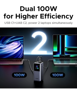 Pin dự phòng 25000mAh 200W Ugreen PB722 35525B chinh hang_Cong nghe LNTEK