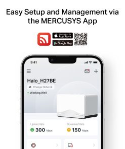 Wifi Mesh Wi-Fi 7 BE3600 Mercusys Halo H27BE (3-Pack)_LNTEK
