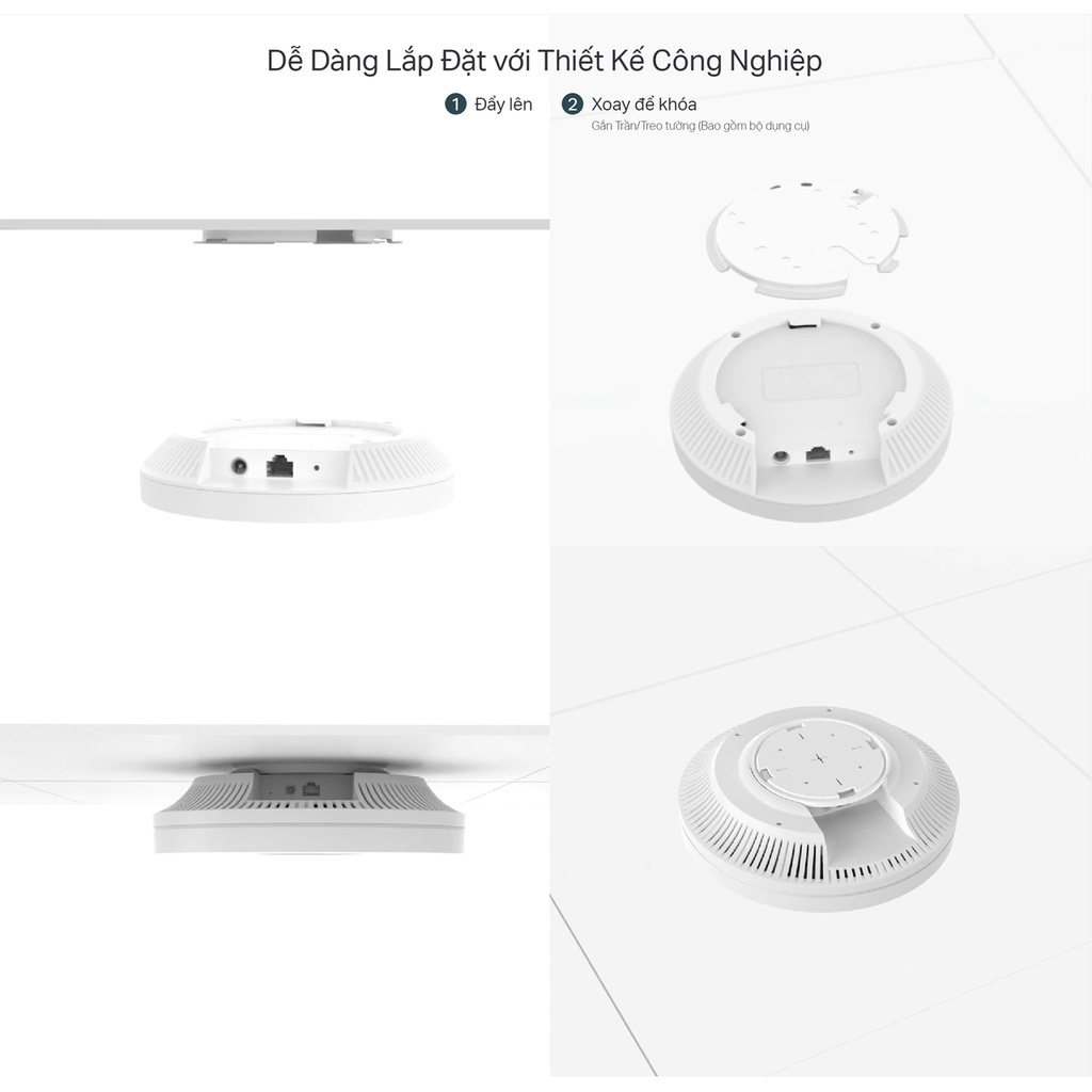 Bộ Phát WiFi 6 TP-Link EAP610 Gắn Trần Băng Tần Kép AX1800 - Ảnh 3