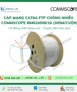Cáp mạng Cat6A Commscope FTP chống nhiễu 884024508 10 (305m cuộn)