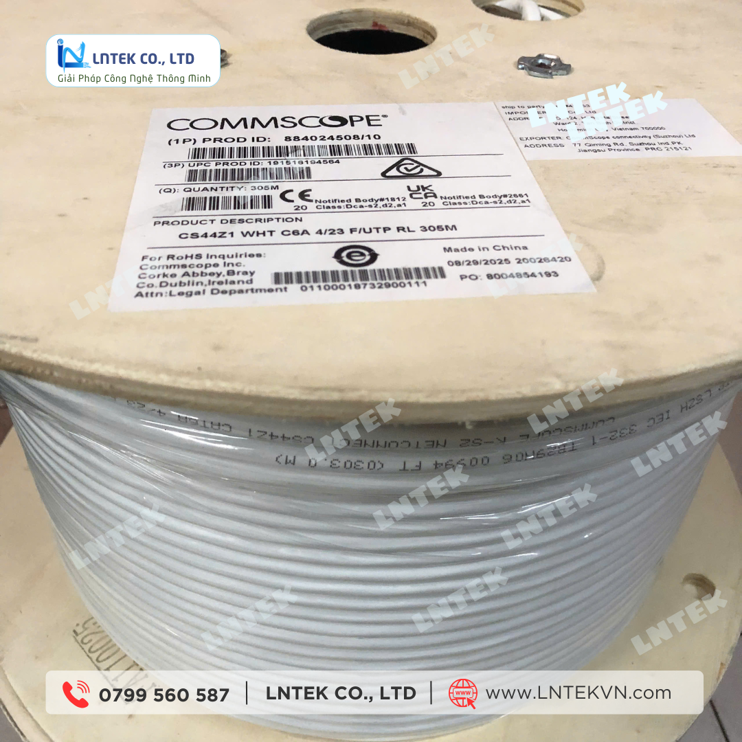 Dây Cáp mạng Cat6A CommScope FTP 884024508 10 _LNTEKVN