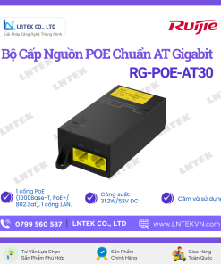 Nguồn PoE chuẩn AT 30W Ruijie RG-POE-AT30 hang chinh hang_LNTEK