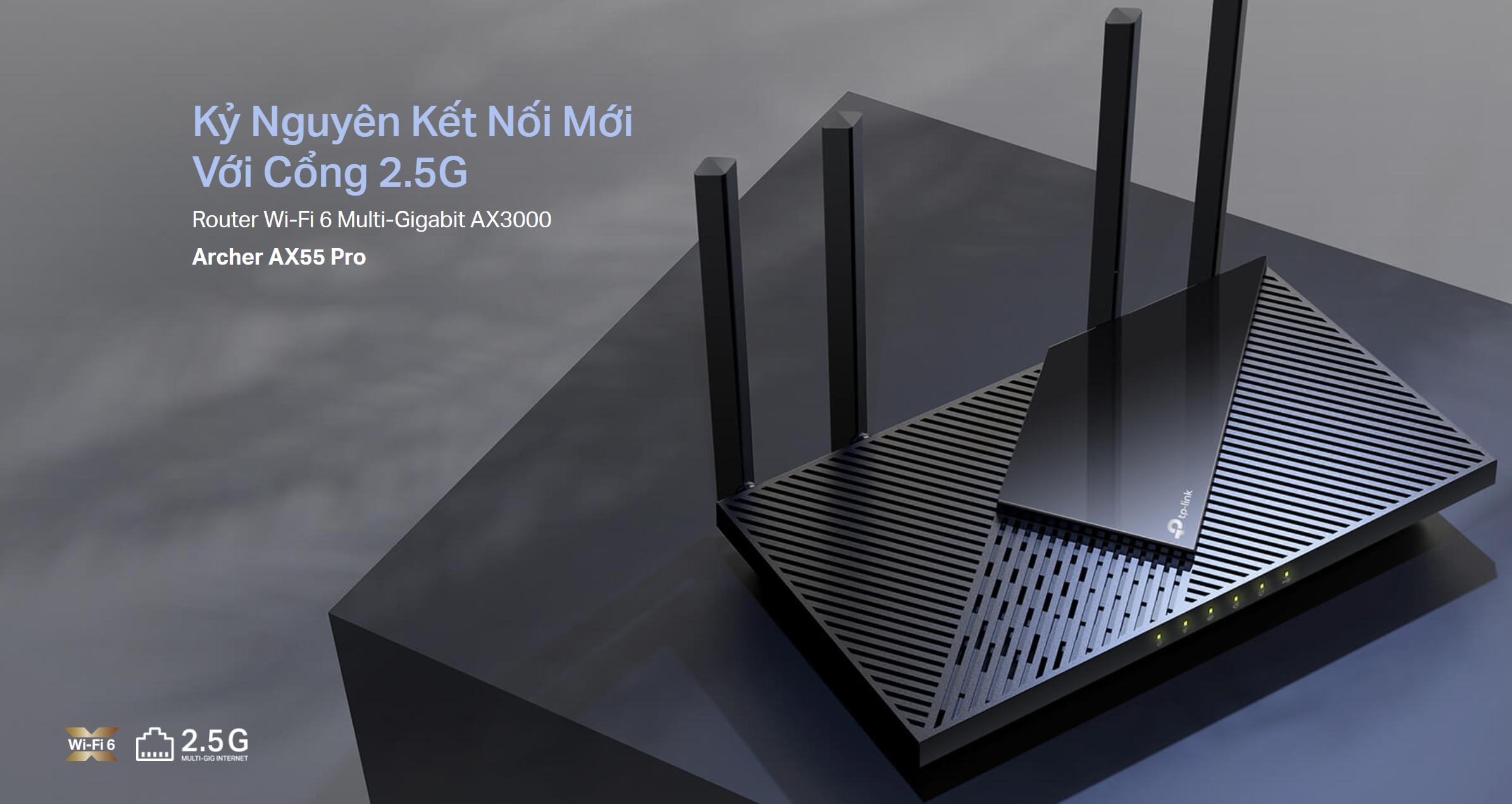Router Wi-Fi 6 AX3000 Multi-Gigabit 2.5G TP-Link Archer AX55 Pro Router Wi-Fi 6 AX3000 Multi-Gigabit 2.5G TP-Link Archer AX55 Pro
