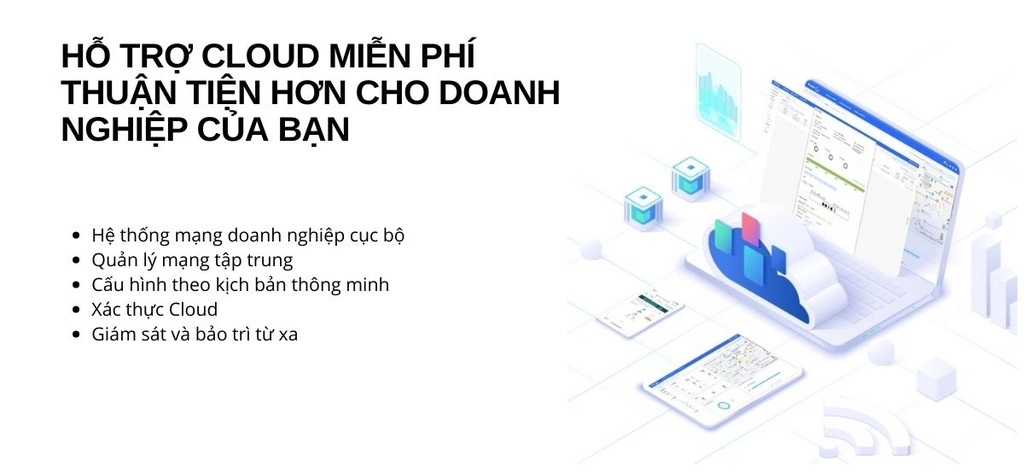 WiFi 6 Ruijie Reyee RG-RAP2260 (E) Chuẩn AX tốc độ 3200Mbps hang chinh hang.