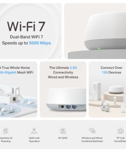 Bộ Phát Wifi 7 Mesh TP-Link Deco BE25 Chuẩn BE5000_LNTEK