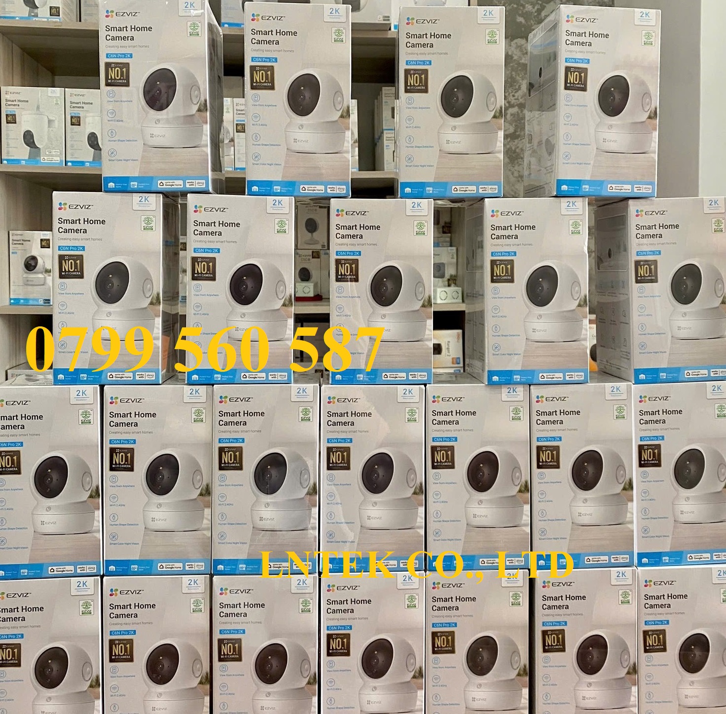 Camera Ezviz C6N Pro 2K 3MP wifi_LNTEK CO., LTD