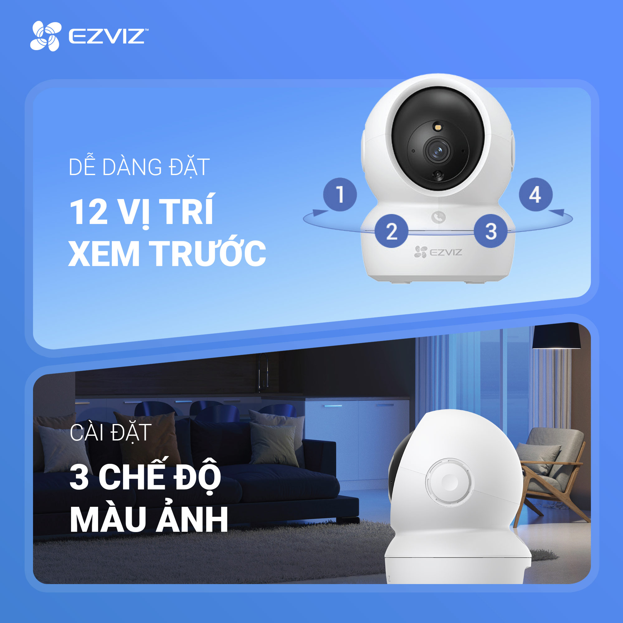 Camera Ezviz C6N Pro 2K 3MP wifi_LNTEK