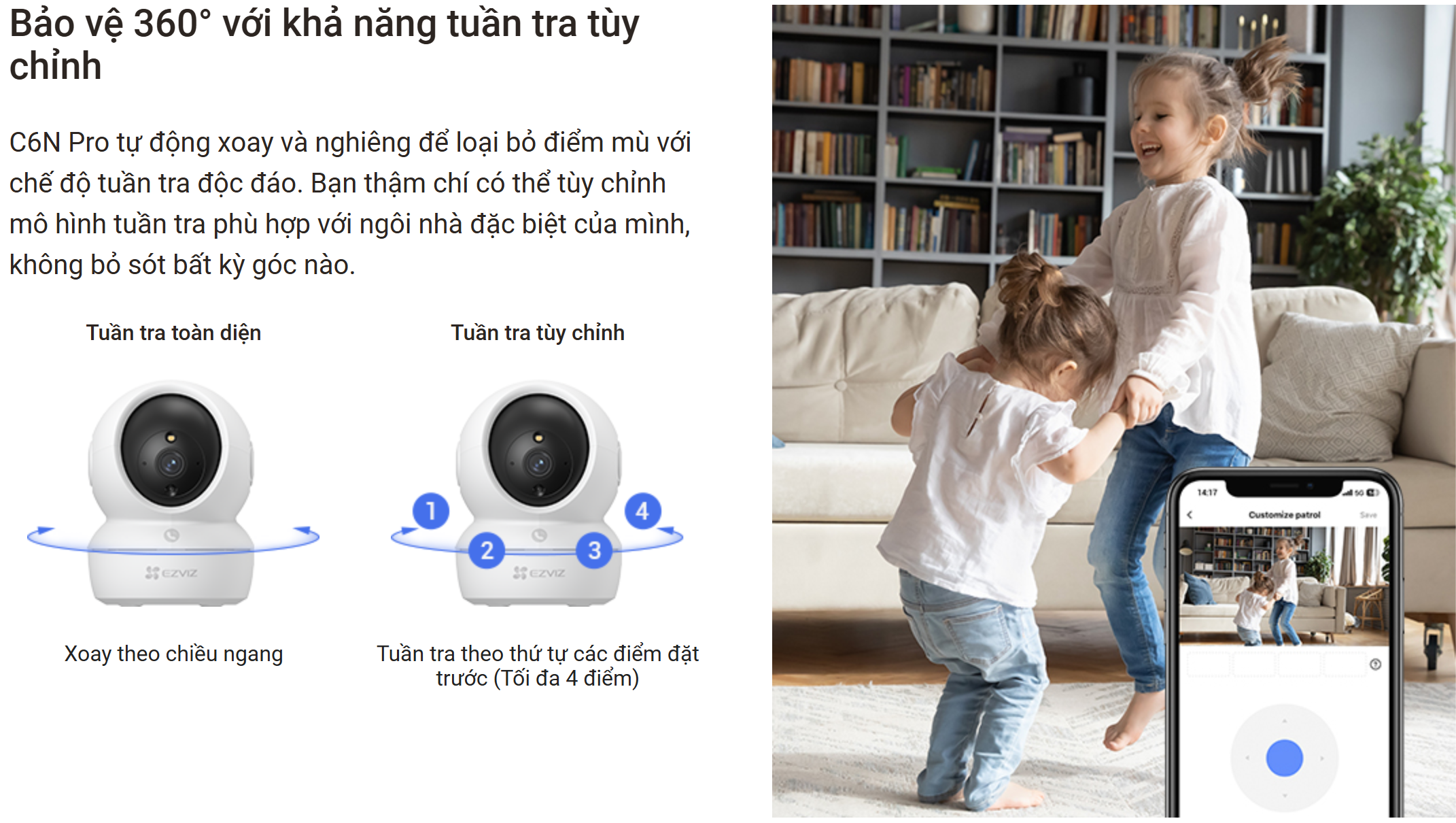 Camera Ezviz C6N Pro 2K 3MP Camera Ezviz C6N Pro 2K 3MP