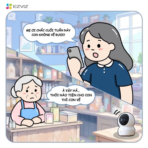 Camera Ezviz C6N Pro 2K 3MP wifi, nút call gọi điện, hồng ngoại 10m, đàm thoại 2 chiều - Ảnh 5