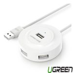 Bộ Chia Hub USB 2.0 4 Cổng Ugreen 20270 Dài 1M Màu Trắng