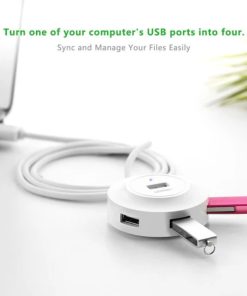 Bộ Chia Hub USB 2.0 4 Cổng Ugreen 20270 Dài 1M Màu Trắng_LNTEK CO., LTD