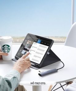 Bộ chia Hub USB-C ra 4 cổng USB 3.0 màu đen Ugreen (20841)_LNTEK TECHNOLOGY