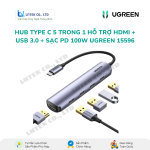 Hub Type-C Ugreen 15596 100W PD, HDMI 4K@30Hz