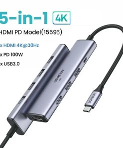 Hub Type-C Ugreen 15596 100W PD, HDMI 4K@30Hz_LNTEK