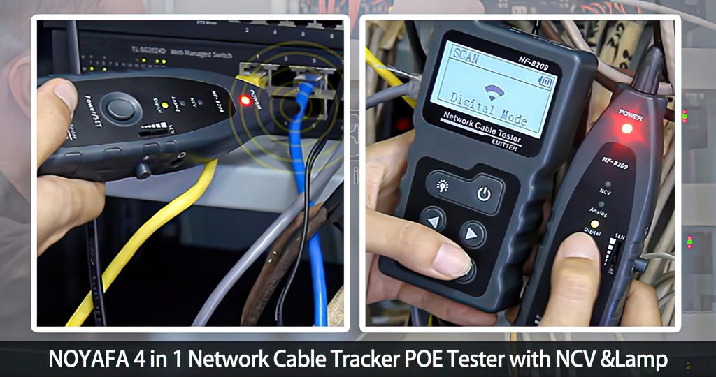 Máy test Cáp Mạng Noyafa NF-8209 Kiểm Tra Và Dò Cáp Mạng
