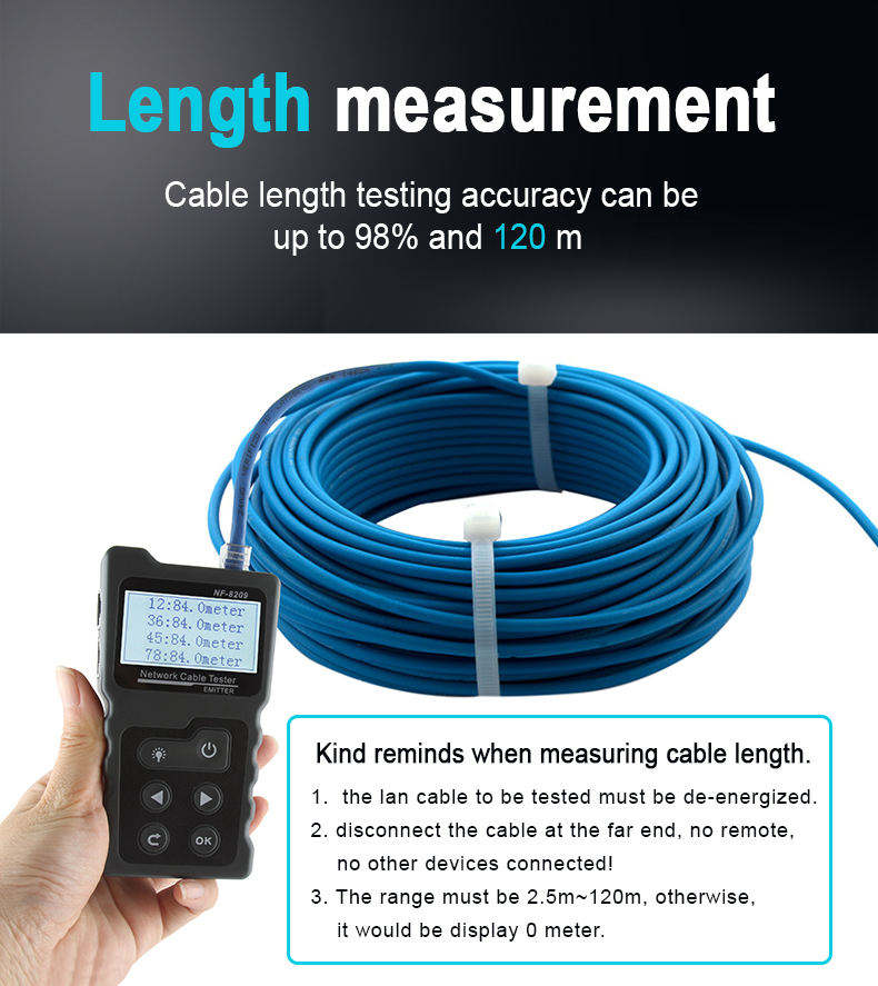 Máy test Cáp Mạng Noyafa NF-8209 Kiểm Tra Và Dò Cáp Mạng_LNTEK CO., LTD