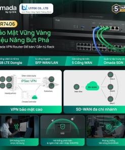 Router TP-Link ER7406 Omada Gigabit VPN Gateway_LNTEK