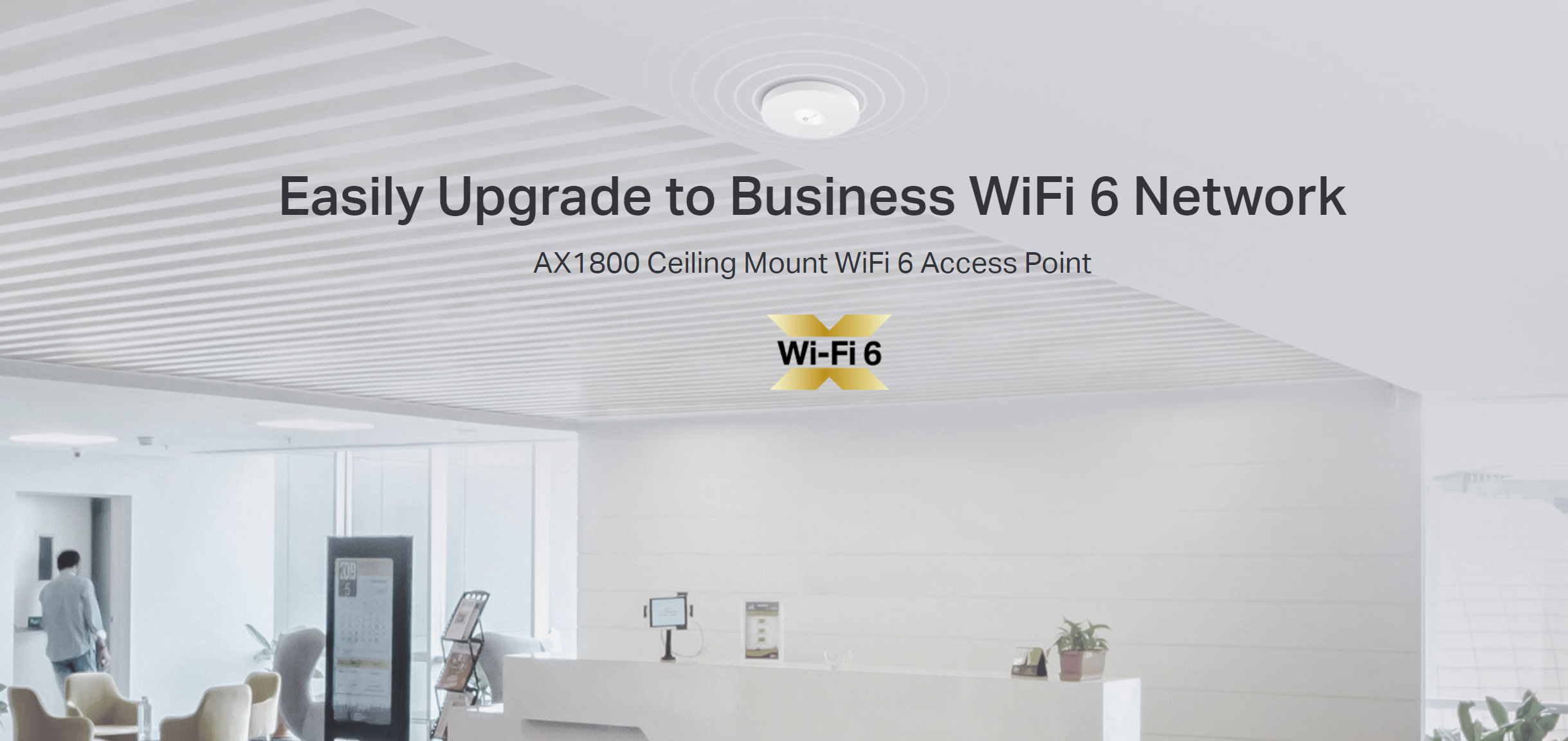 Bộ Phát WiFi 6 TP-Link EAP613 Gắn Trần Băng Tần Kép AX1800 Bộ Phát WiFi 6 TP-Link EAP613 Gắn Trần Băng Tần Kép AX1800